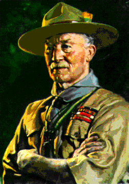 Lord Baden-Powell of Gilwell, peint par David Jaeger en 1929